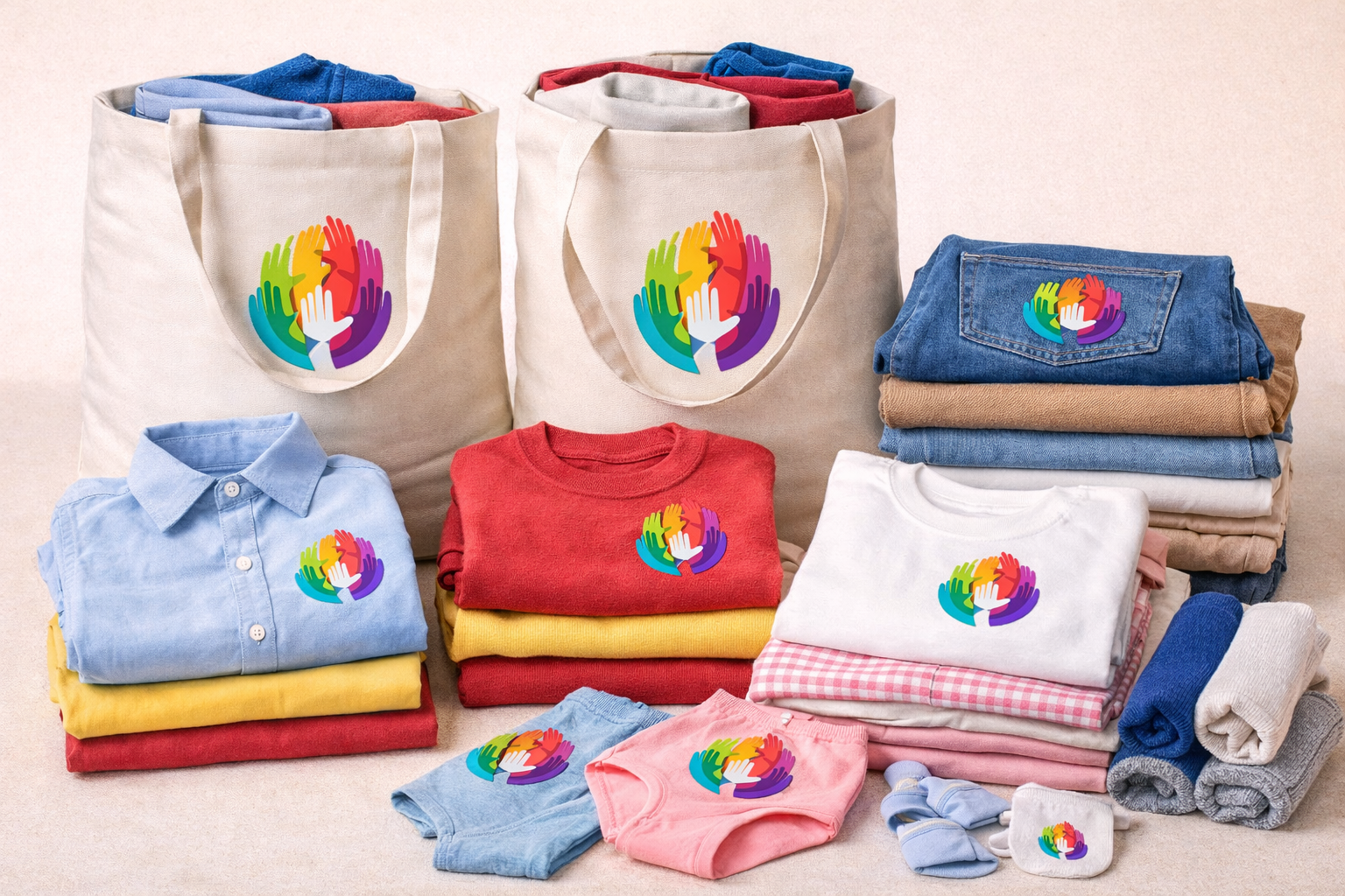 Seasonal clothes kit bundle for families in need